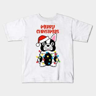 Merry Christmas Dog Kids T-Shirt